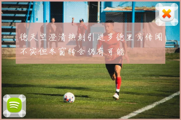 德天空澄清热刺引进罗德里戈传闻不实但冬窗转会仍有可能